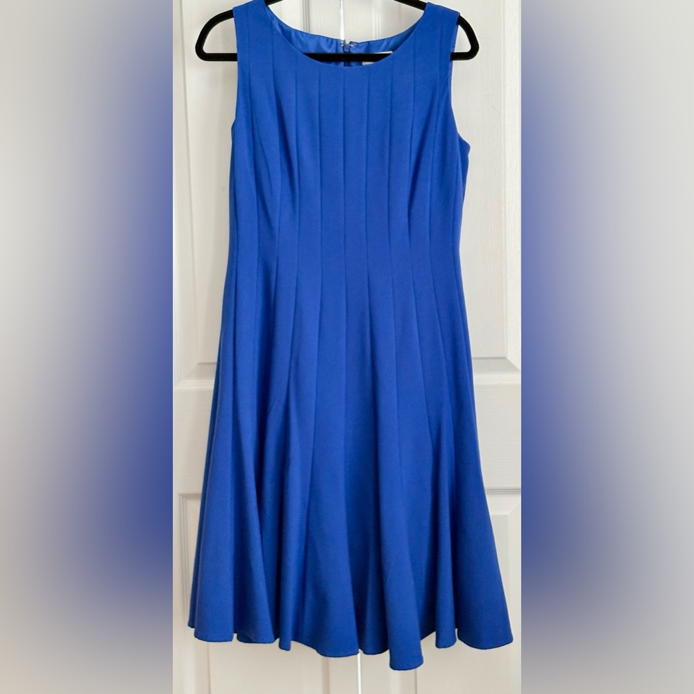 Calvin Klein Womens Dress, Royal Blue, size 10